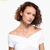  Dây Chuyền, Vòng Cổ Swarovski Una necklace Clover, Pink, Rose gold-tone plated 5514488 