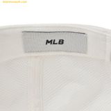  Mũ Lưỡi Trai MLB Sportive Varsity Emblem Unstructured Ball Cap NY (Ivory) 3ACPV094N-50IVS Trắng Phom Cứng 