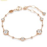  Lắc Tay Swarovski Imber bracelet Round cut, White, 18K rose gold finish 5730677 