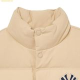  Áo Ghile MLB Varsity Padded Vest NY (L.Sand) 3ADVV0136-50SAL 