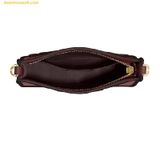  Túi Đeo Chéo Coach Dempsey File Bag In Signature Jacquard With Stripe And Coach Patch Wine Multi CA195 