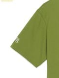  Áo Phông MLB New York Yankees Oversized Short Sleeve T-shirt with Mega Bear Back Graphic Olive 3ATSE0263-50OLS 