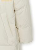  Áo Khoác Phao Dài MLB Basic Big Lettering Hood Long Padding New York Yankees 3ADJB1846-50CRS - Kem 