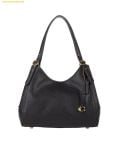  Túi Đeo Vai Coach Lori Soft Pebble Leather Shoulder Bag Black C4824 