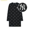 Đầm MLB Women's Diamond Monogram Jacquard Slim Fit Dress NY (Black)