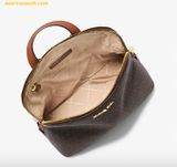  Balo Michael Kors Cindy Large Signature Logo Backpack Màu Nâu Logo 