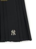  Chân Váy Xếp Ly MLB Women's Sporty Varsity Pleated Skirt NY (Black) 3FSKV0144-50BKS 