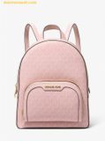  Balo Michael Kors Jaycee Medium Signature Logo Backpack 35S3G8TB6V Powder Blush 
