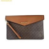  Túi Tote Michael Kors MK Maisie Large Logo 3-in-1 Tote Bag - SKU: 35T1G5MT7B - Nâu Logo 