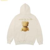  Áo Hoodie ADLV Block Bear Hoodie Trắng Cream 