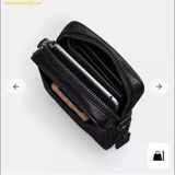  Túi Đeo Chéo Coach Sullivan Crossbody Bag In Signature Canvas With Patches Charcoal Multi CAT79 