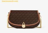  Túi Đeo Chéo Michael Kors Mila Small Signature Logo Crossbody Bag BROWN 35F5GIMC1B 