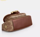  Túi Đeo Vai Coach Ashton Mini Shoulder Bag In Signature Canvas Vintage Brown CDB13 