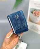  Ví Thẻ Coach Zip Card Case With Quilting Denim CAR26 