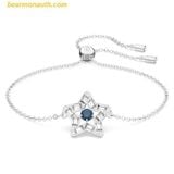  Vòng Tay, Lắc Tay Swarovski Stella Bracelet Star, Blue, Rhodium Plated 5639187 