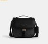 Túi Đeo Chéo Coach Racer Crossbody Bag in Signature Canvas CBG13 Đen Logo