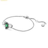  Vòng Tay, Lắc Tay Swarovski Mesmera bracelet Mixed cuts, Green, Rhodium plated 5668360 