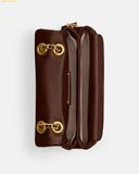  Túi Đeo Vai Coach Tabby 20 Quilted Chain Shoulder Bag CP149 Nâu Chocolate 