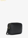  Túi Đeo Chéo Michael Kors Jet Set Small Pebbled Leather Camera Crossbody Bag Black 