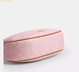  Túi Đeo Chéo Coach Emily Shoulder Bag In Signature Canvas With Charms Powder Pink CDW86 