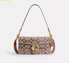  Túi Xách Coach Tabby Shoulder Bag 26 In Crystal Signature Jacquard Mushroom CDZ34 