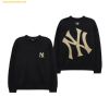Áo Sweater MLB Basic Bling Mega Logo Nhũ Overfit New York Yankees 3AMTB1034-50BKS