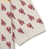  Áo Polo MLB Women's Classic Monogram Allover Pattern Carat LA (Cream) 3FPQM0233-07CRS 