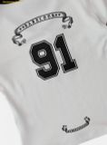  Áo Bad Blood 91 V-Neck Jersey T-Shirt - White w-tee25-108 