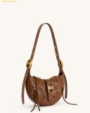  Túi Đeo Vai Tessa Crushed Shoulder Bag - Brown 