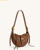  Túi Đeo Vai Tessa Crushed Shoulder Bag - Brown 