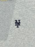  Áo Sweat MLB Basic Small Logo Fleece Half-zip Man-to-Man NYM (Melange Grey) 3AMTB0546-09MGS 