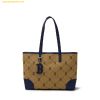 Túi MLB Korea Dia Mono Jacquard Large Tote Bag Boston Red Sox Beige 3AORL014N-43BGL Màu Nâu