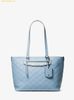 Túi Xách Michael Kors Jet Set Travel Medium Logo Embossed Leather Tote Bag Chabray 30S6GTVT6B