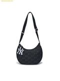  Túi Đeo Vai MLB Classic Monogram Sportive Hobo Bag New York Yankees 3ABQMA16N-50BKS Black 