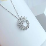  Dây Chuyền, Vòng Cổ Swarovski Louison Pendant White Rhodium Plated 5415989 