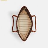  Túi Tote Coach Taxi Tote Bag In Signature Canvas CCC40 Nâu Logo 