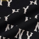  Áo Polo MLB Classic Monogram Full-Panel Pattern Collar T-Shirt NY (Black) 3APQM0443-50BKS 