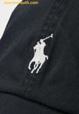  Mũ Lưỡi Trai Polo Ralph Lauren The Iconic Cotton Chino Ball Cap 59 Black White 