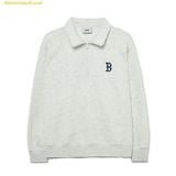  Áo Half Zip MLB Basic Small Logo Half Zip-Up Fleece Overfit Man-to-Man BOS (L.Melange Grey) 3AMTB1536-43MGL 