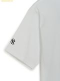  Áo Phông MLB Basic Street Back Letter Oversized Short Sleeve T-shirt New York Yankees 3ATSB1063-50WHS White 