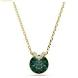  Dây Chuyền Swarovski Bella V pendant Round cut, Green, 18K gold finish 5735387 