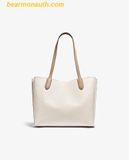  Túi Tote COACH Color Block Leather Willow Tote Chalk Multi One C0691 Trắng Cream 