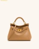  Túi Xách JW PEI Lucia Classic Top Handbag Nâu 