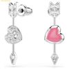  Bông Tai Swarovski Idyllia long earrings Various cuts, Heart with arrow, White, Rhodium coating 5749602 