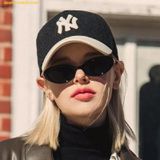  Mũ Lưỡi Trai MLB Varsity LA Wool Textured Ball Cap Black 3ACPV0236-50CGS 