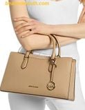  Túi Xách Michael Kors Arden Medium Top-Zip Satchel Camel 35F5G4XS2L 