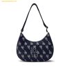  Túi Đeo Vai MLB Monogram Jacquard Hobo Bag LA Dodgers D.Navy 3ABQL023N-07NYD 