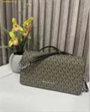  Túi Đeo Chéo Michael Kors Jet Set Signature Logo Crossbody Bag Olive 35F5STVC8V 