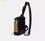  Túi Đeo Chéo Coach Hudson Small Pack Signature Canvas CB928 