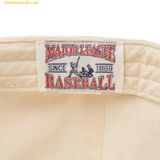  Mũ Lưỡi Trai MLB Lettering Color Block Unstructured Ball Cap BOS (D.Beige) 3ACPVL14N-43BGD 